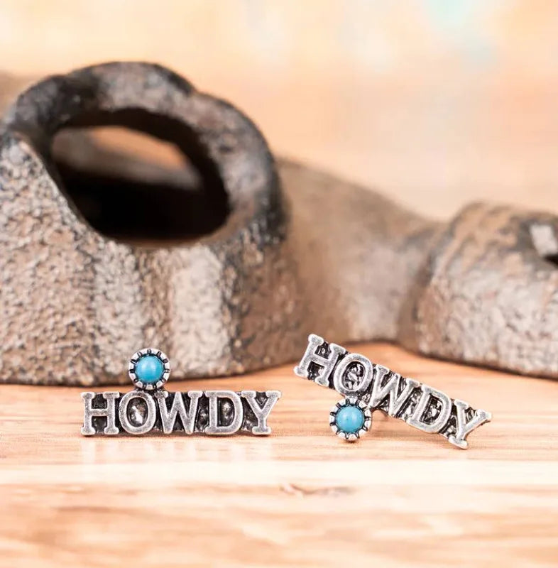 Howdy Stud Earrings