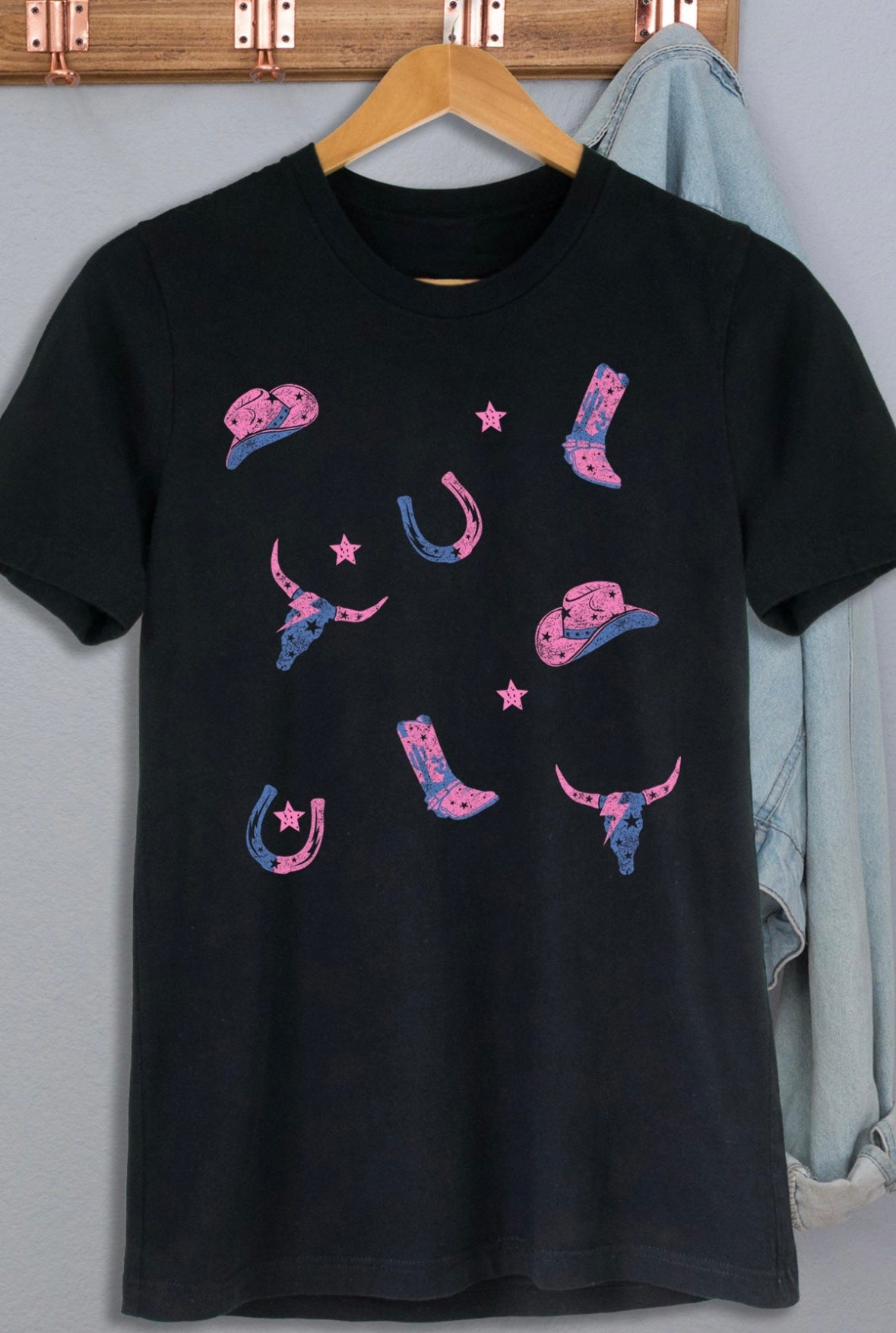 Neon Rodeo Print Graphic Tee