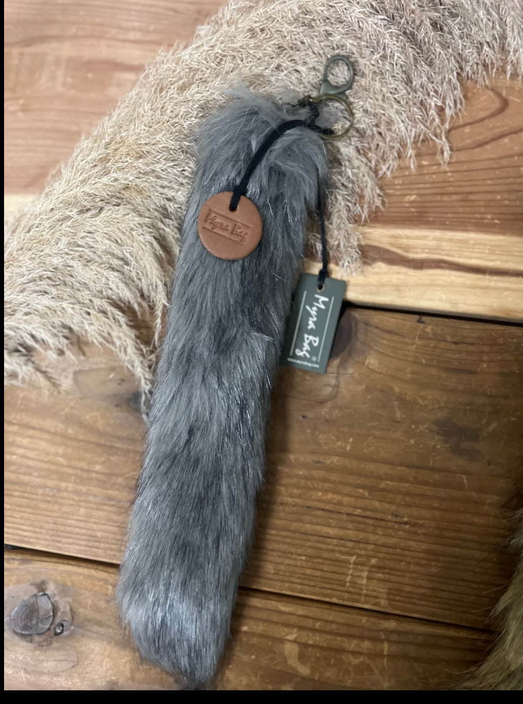 Faux Fur Bag Charm