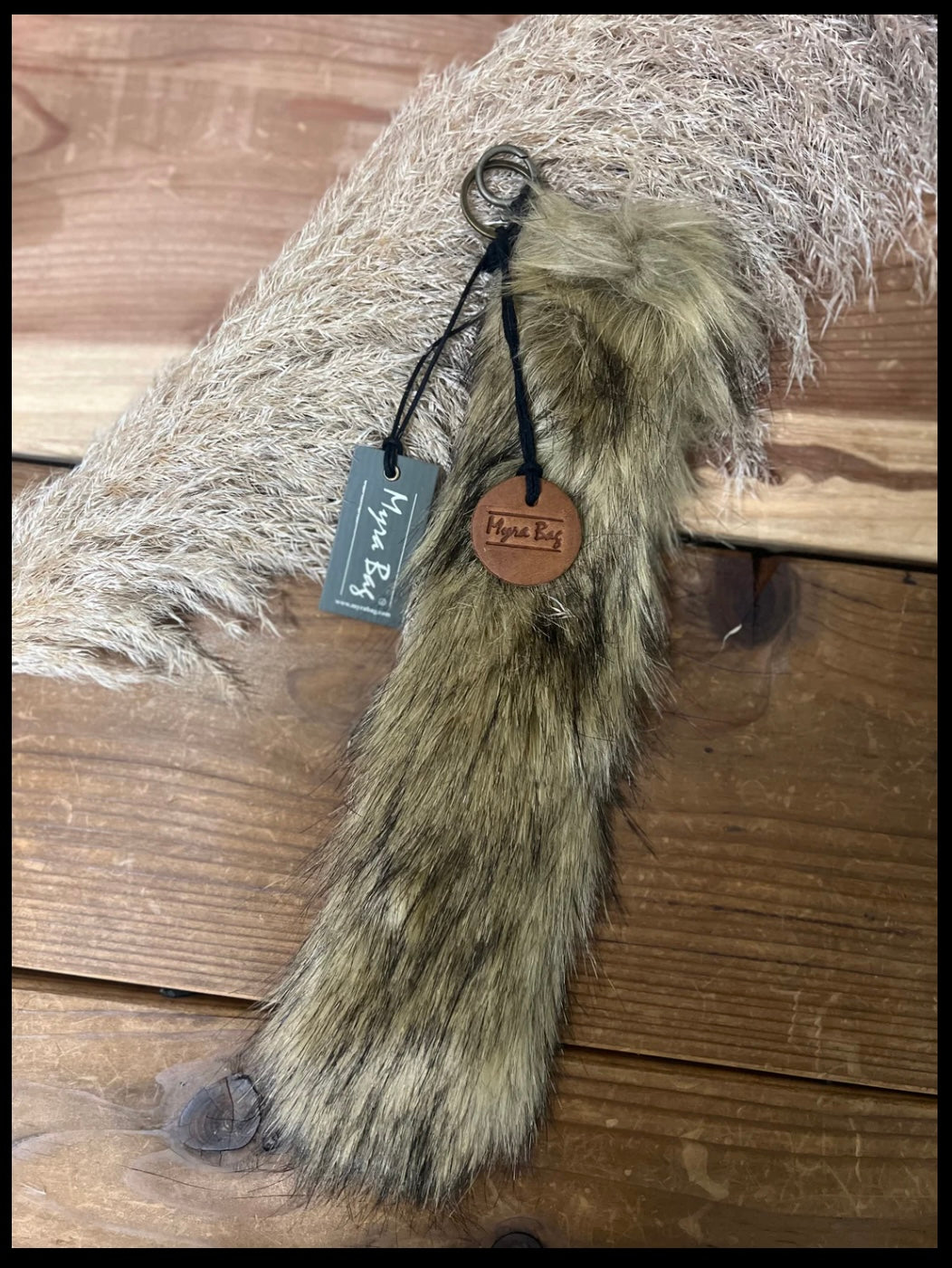 Faux Fur Bag Charm
