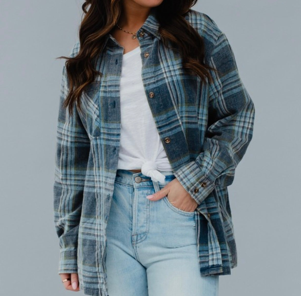 Rock and Roll Patch Flannel