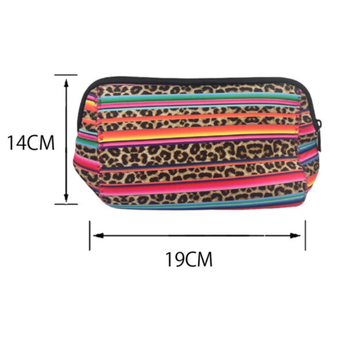Multicolor Serape Cosmetic Bag