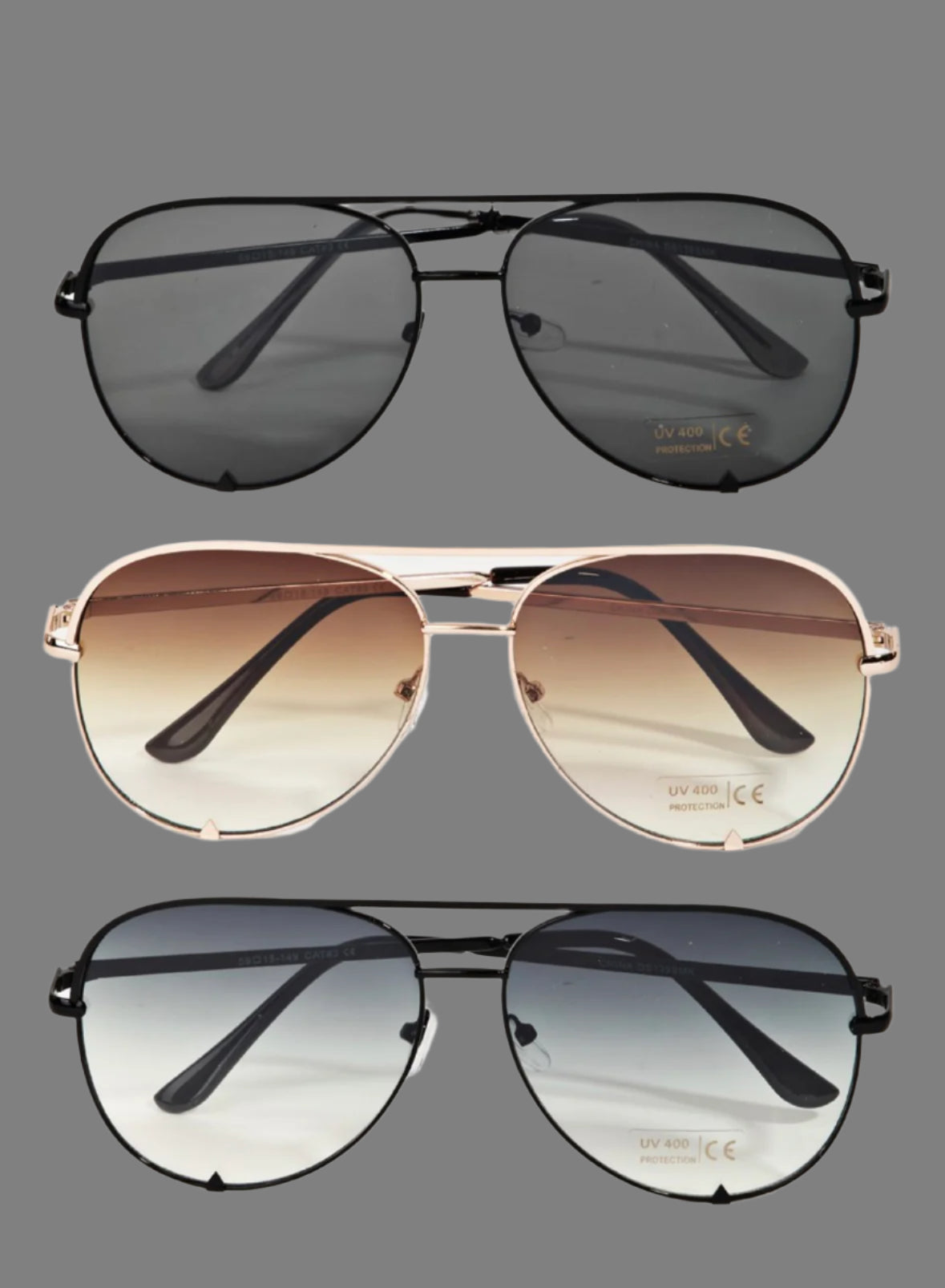 Metal Frame Aviator Sunnies