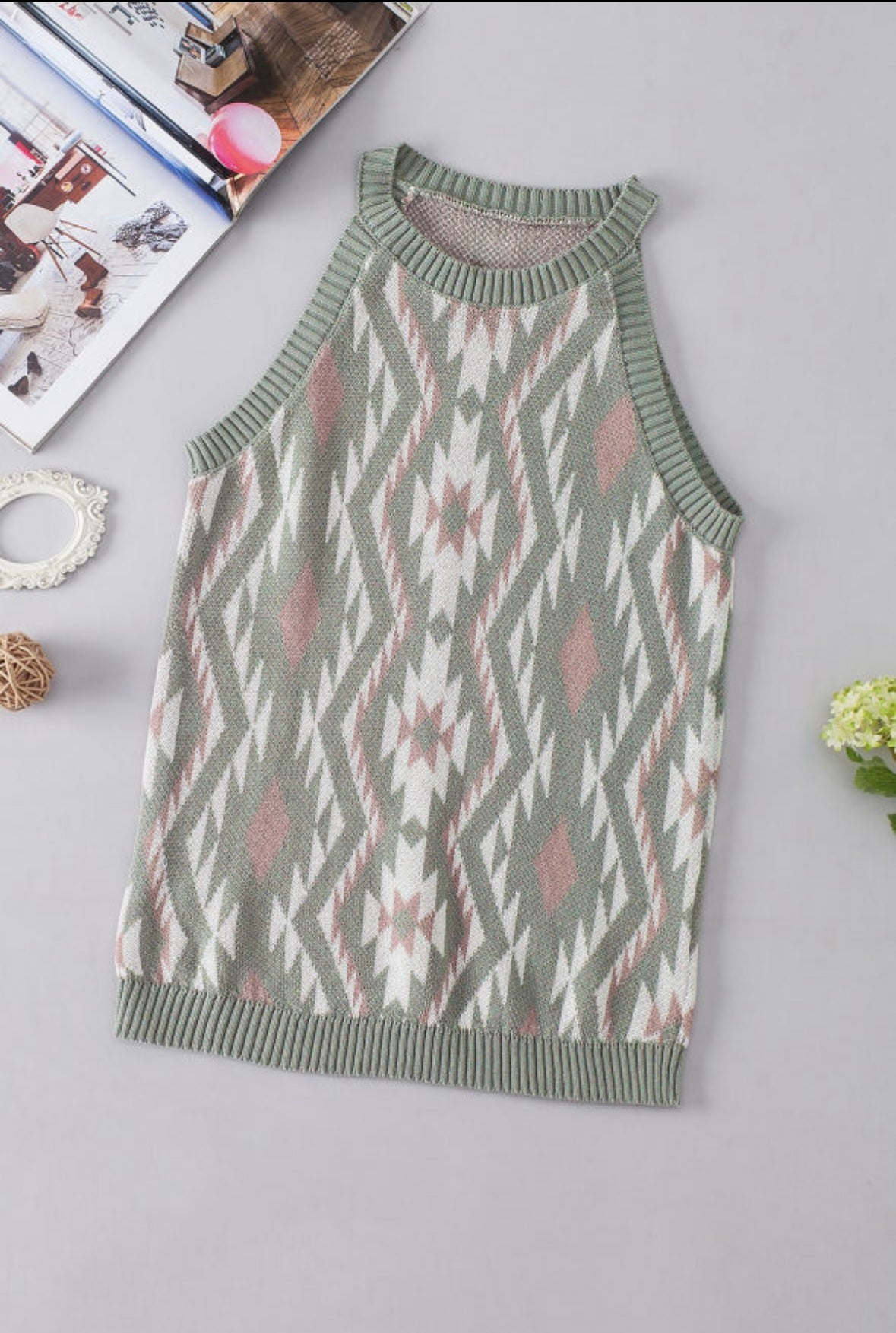 Western Sweater Tank