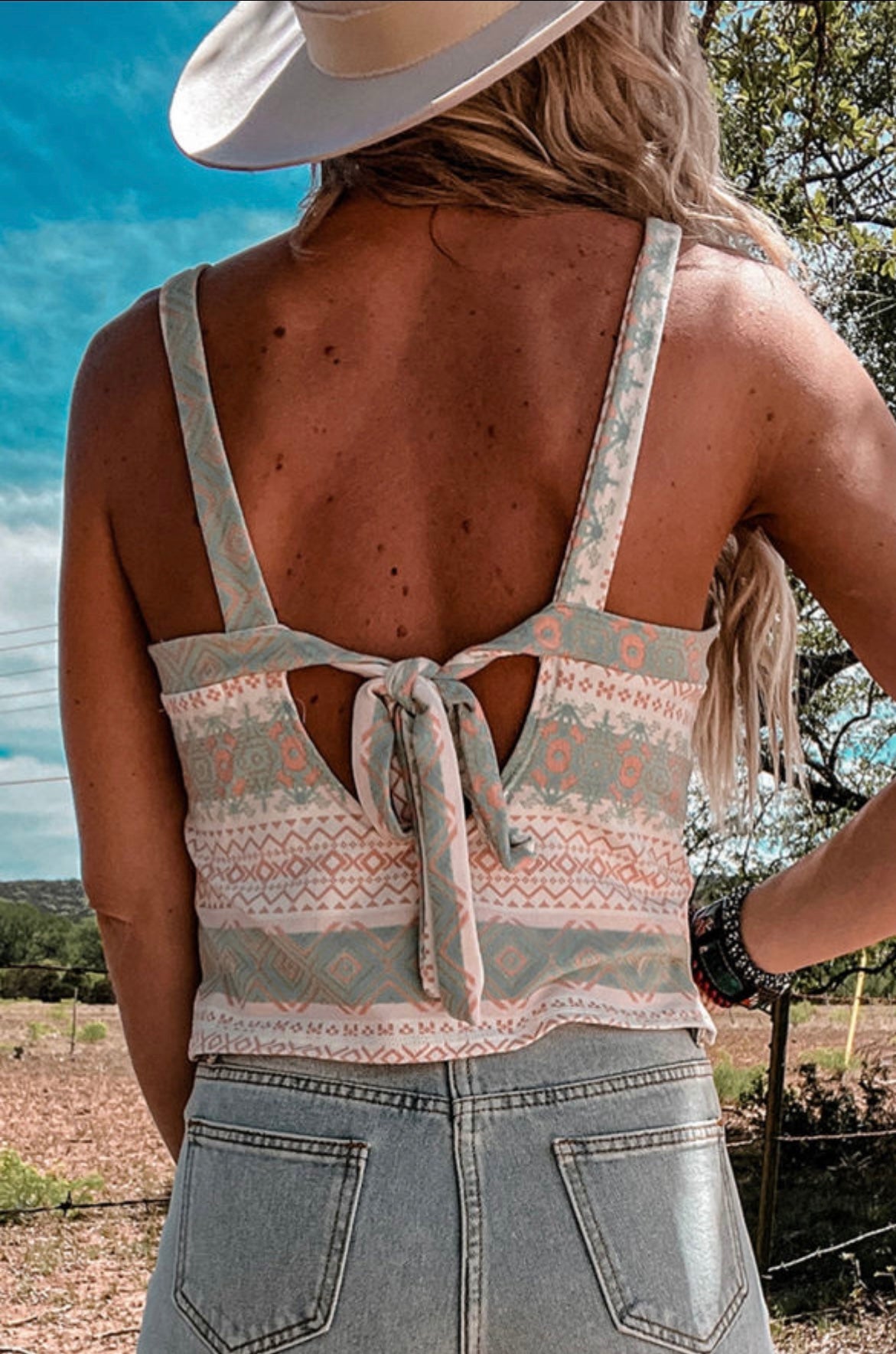 Tie Back Tank Top