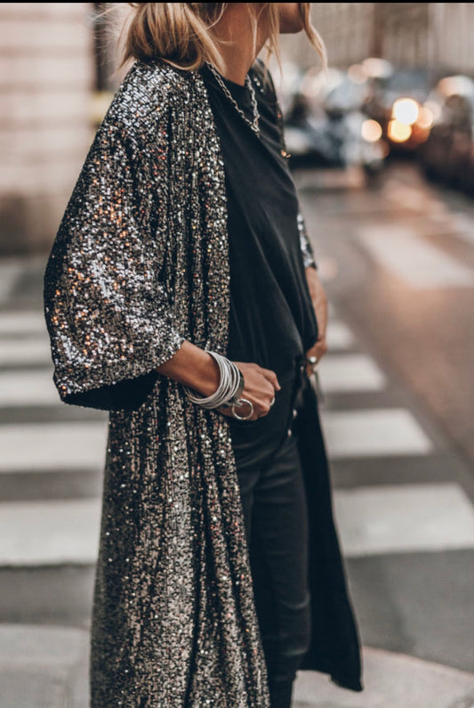 Sequin Kimono