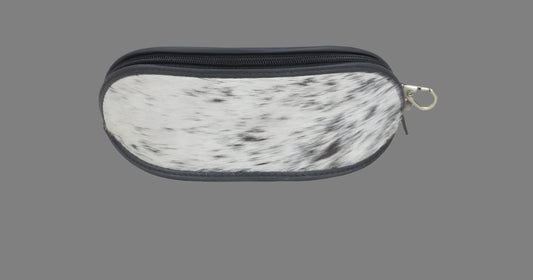Hair-On Leather Sunglass Case