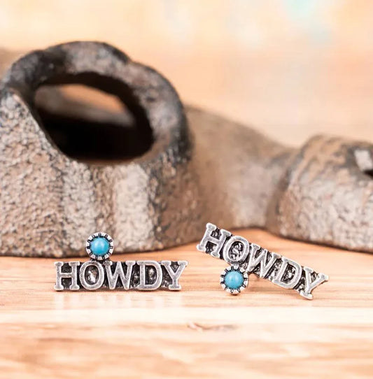 Howdy Stud Earrings