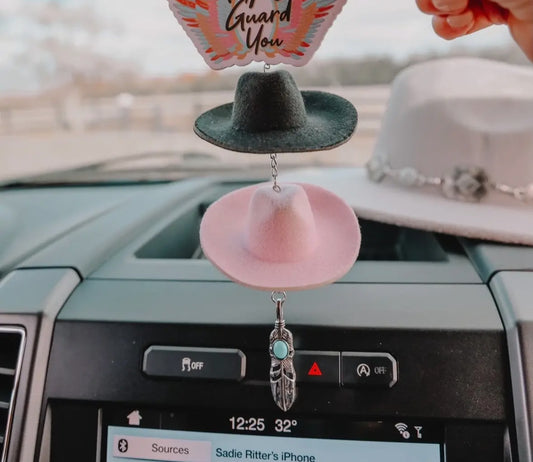 Cowboy Hat Rearview Mirror Charm