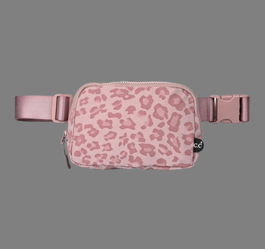 Small Leopard Print Belt Bag